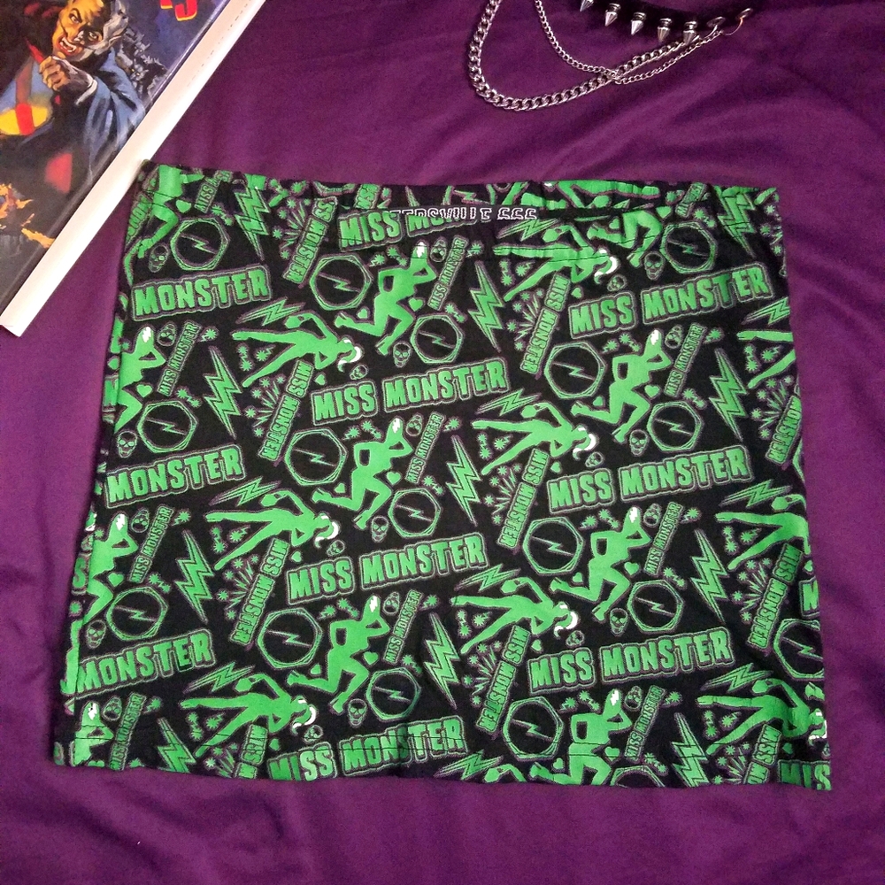 Kreepsville 666 Miss Monster Skirt